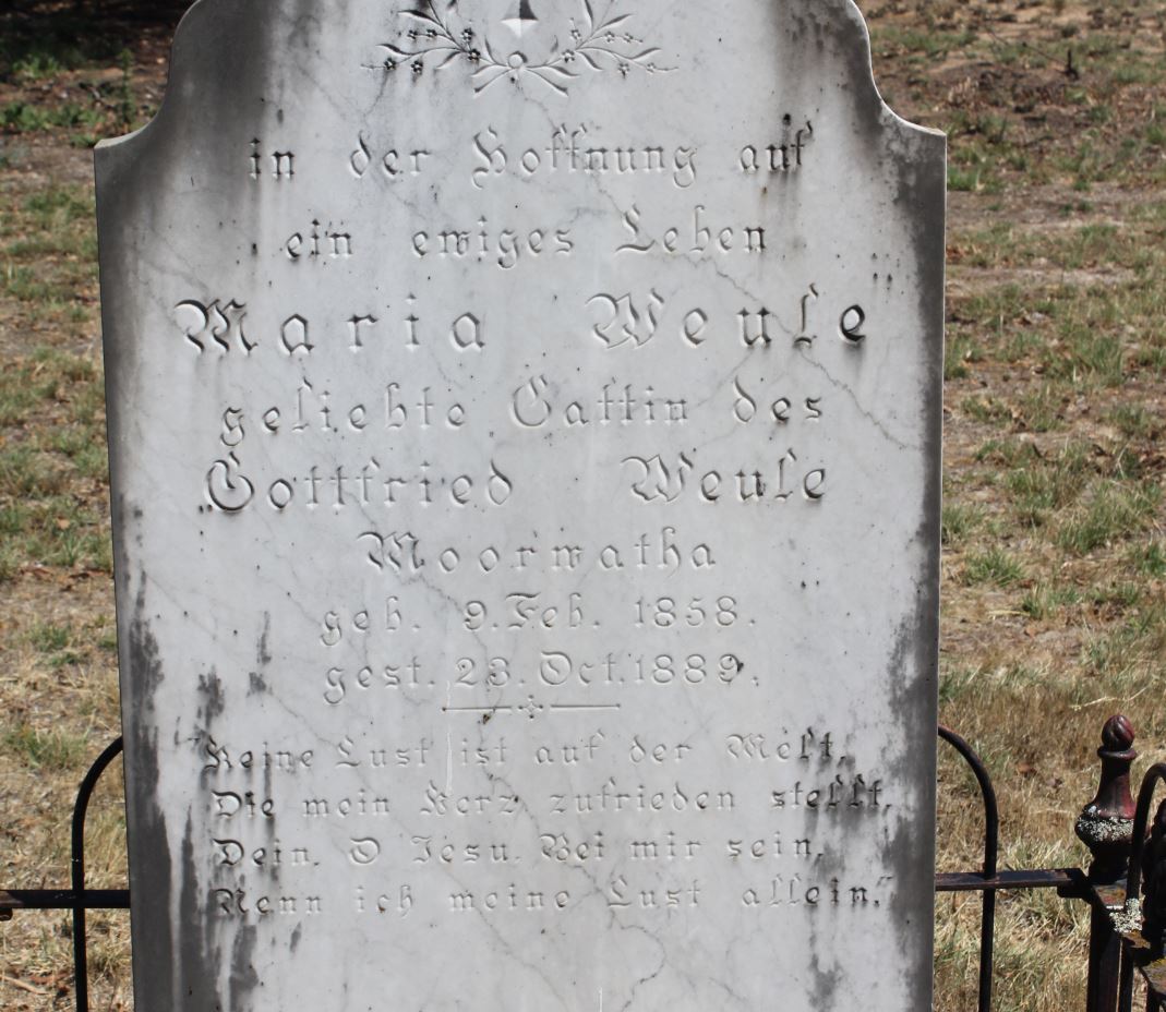 Grave of Maria Weule