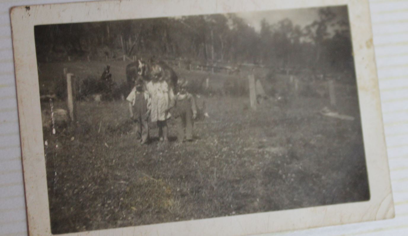 1940s picture taken at the Snowy Mountains property.