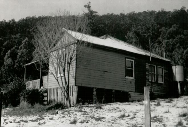 Ancestor home outside  the rural township National Park Tasmania