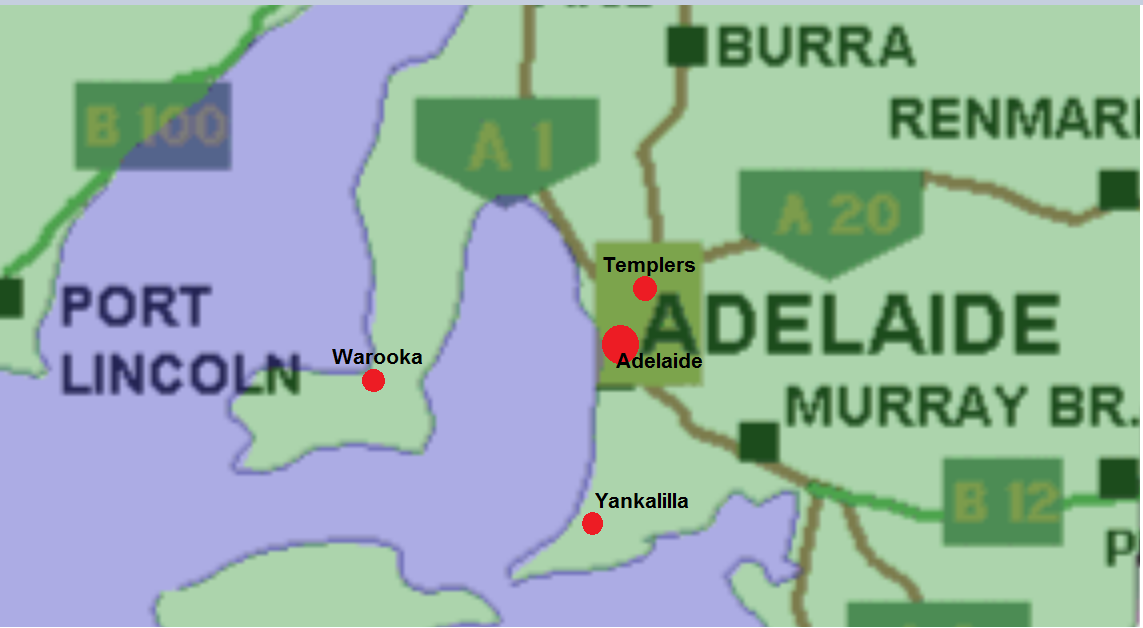 Dunstall locations SA